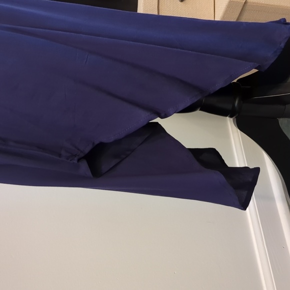 NWT - Blue Women's Cami Maxi Dress Sleeveless V Neck Solid Dress - Picture 7 of 13